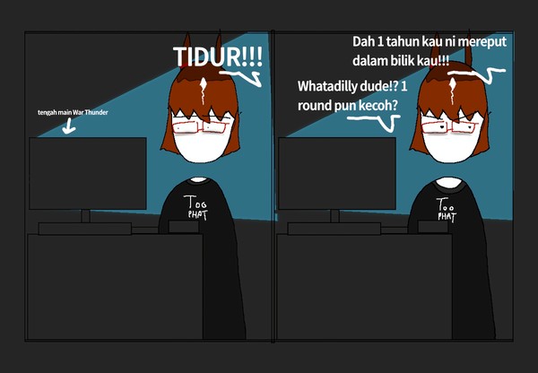 Setahun mereput main PC