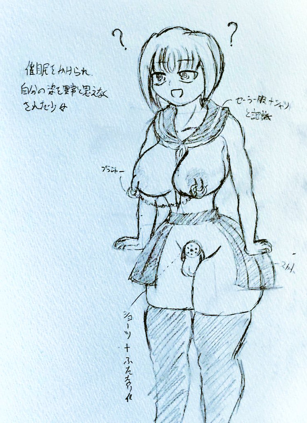 自分の姿を正しく認識できなくされた少女（後に解除）