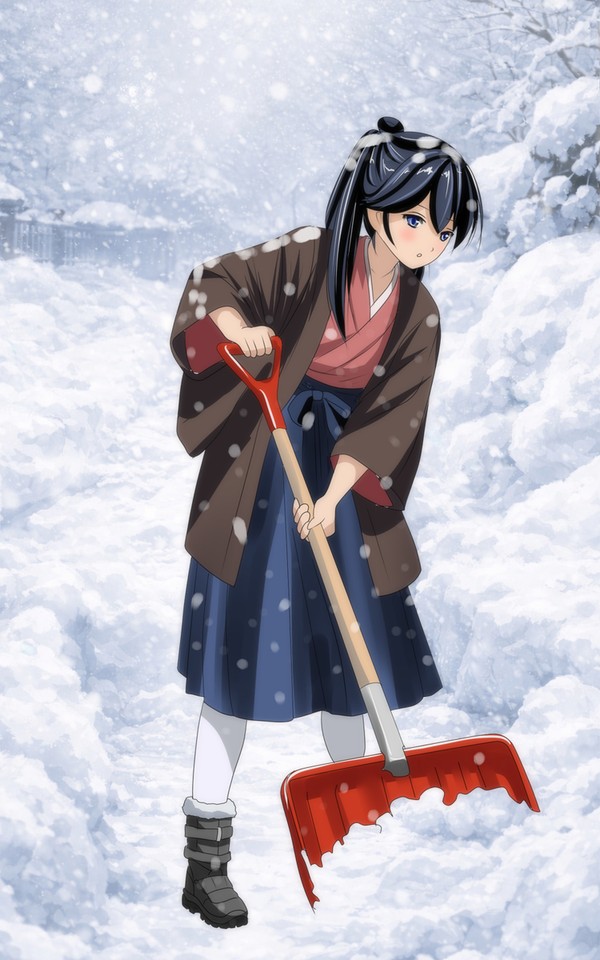雪かき鳳翔さん