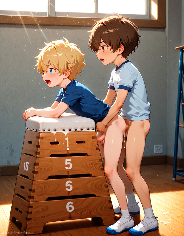 Brothers in the gymnasium - II