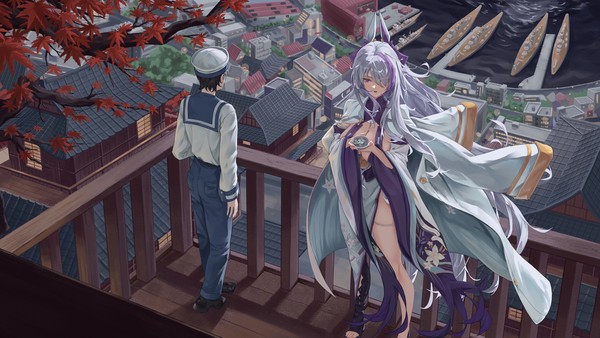 月がきれいですねー