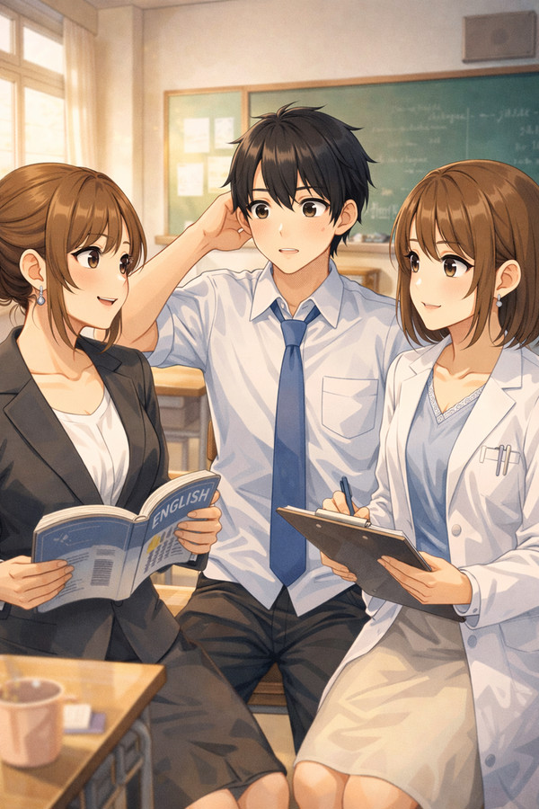 美人姉妹教師と重婚？　２