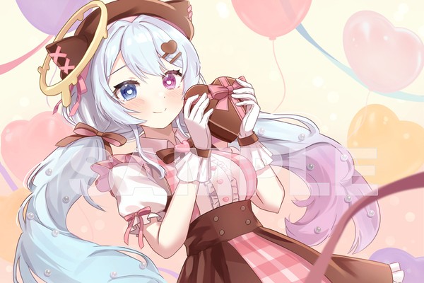 【Commission】るぅるぅ様　2月テーマイラスト