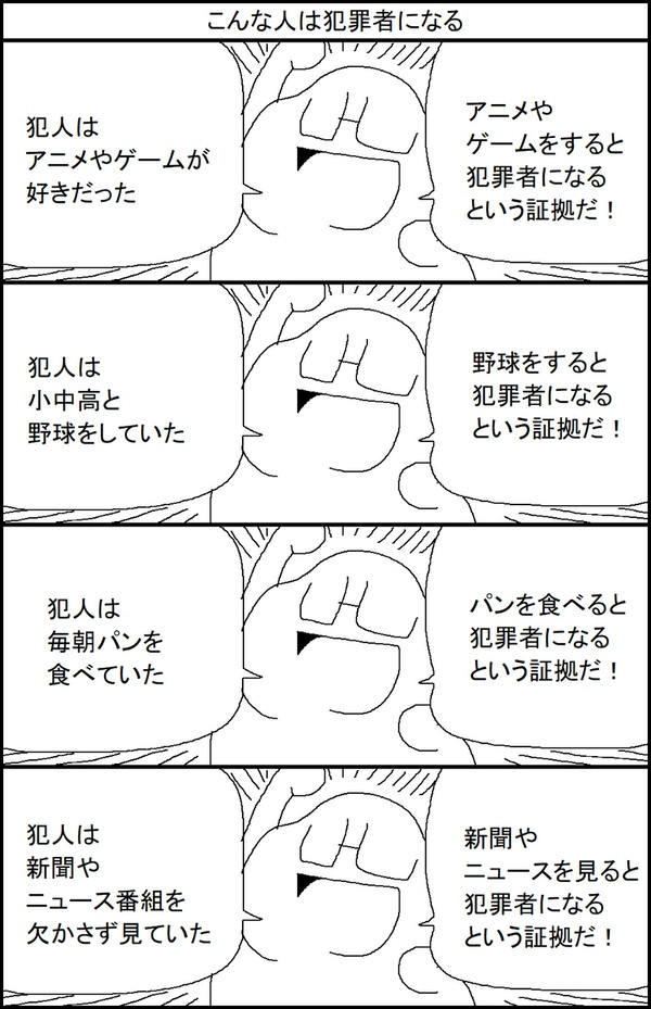 こんな人は犯罪者になる - 1/1