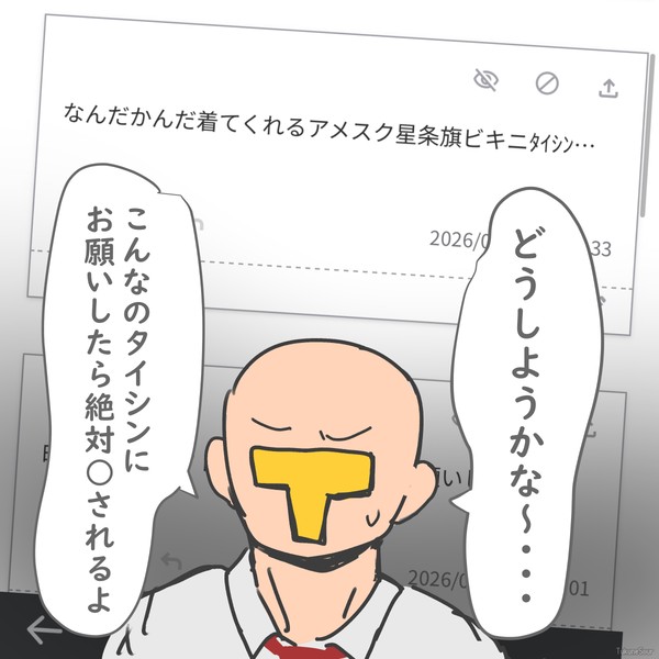 星条旗ビキニタイシン