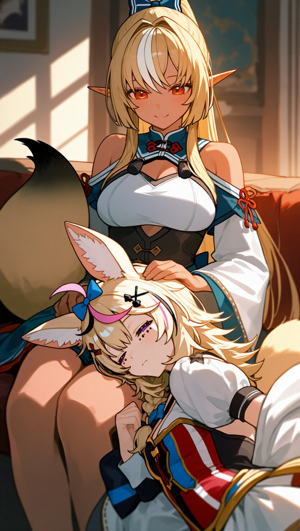 フレアとポルカ仲良し姉妹