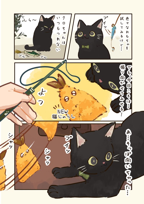 クロちゃんを振り向かせたい!🐈⬛ - 1/4