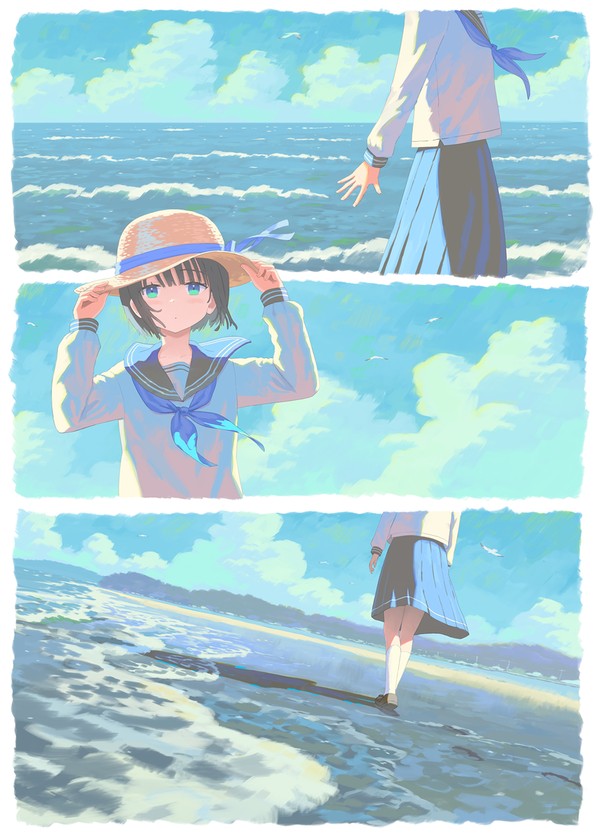 海辺の散歩