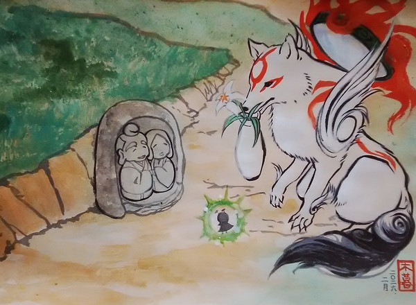 道祖神様方へのお供え物