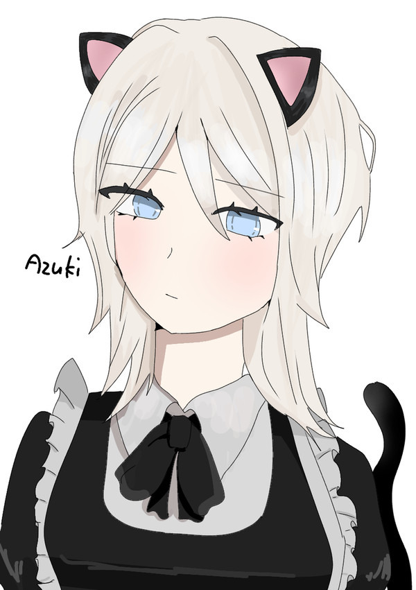 猫耳メイドファウストさん〜♪