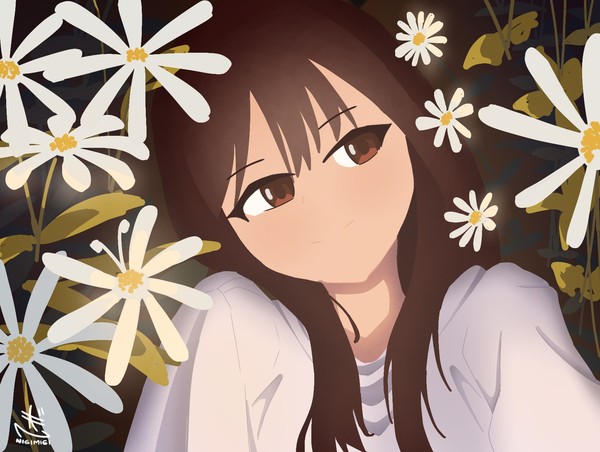 花に包まれて