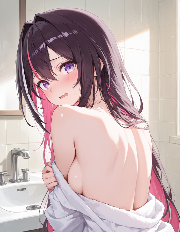 着替え中のあずきち