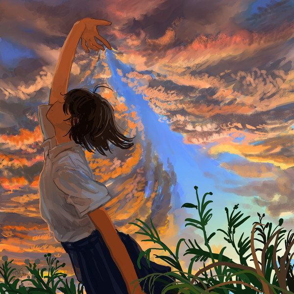 交わる