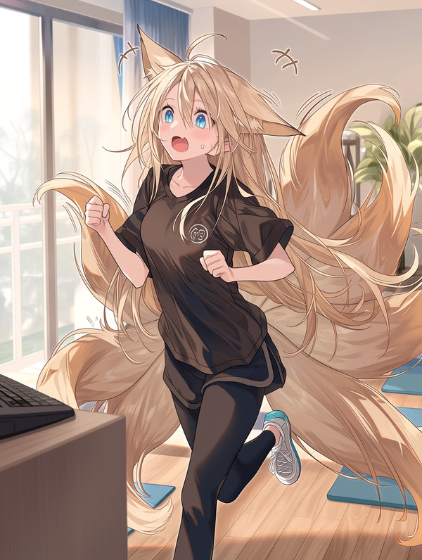 狐と言えば巫女