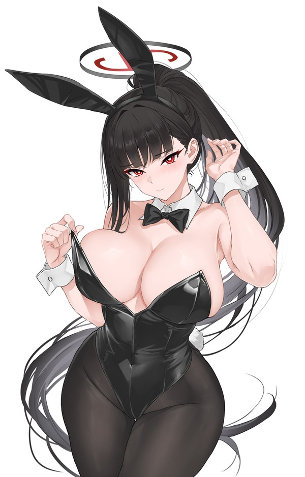リオ(バニーガール) ポニーテール