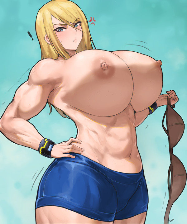 Samus Aran topless