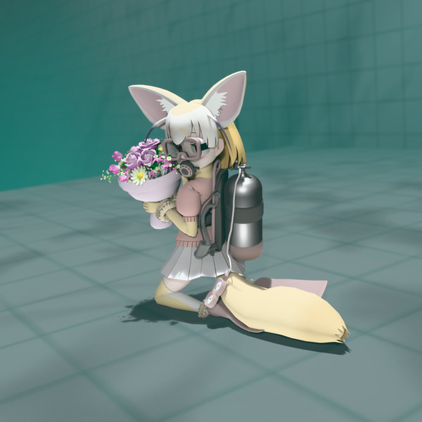 Fennec Diving & Flowers (Again!)