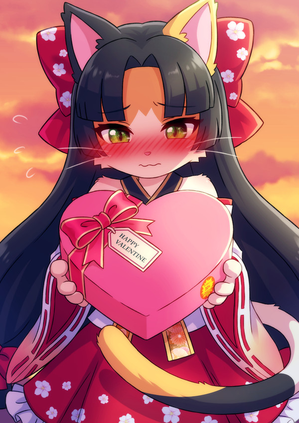 巫女さんのバレンタイン
