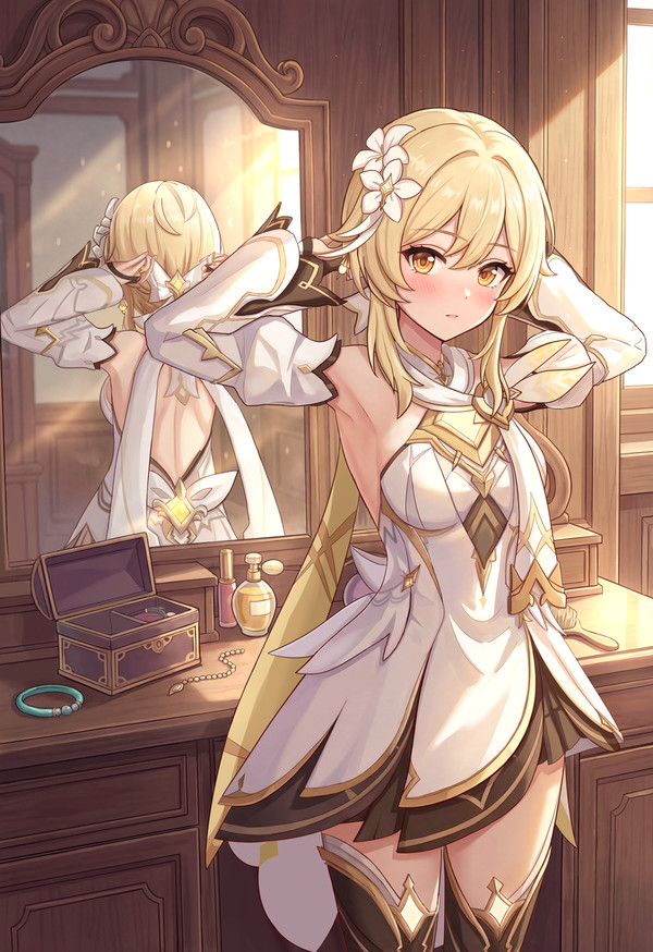 Lumine preparing for the date~