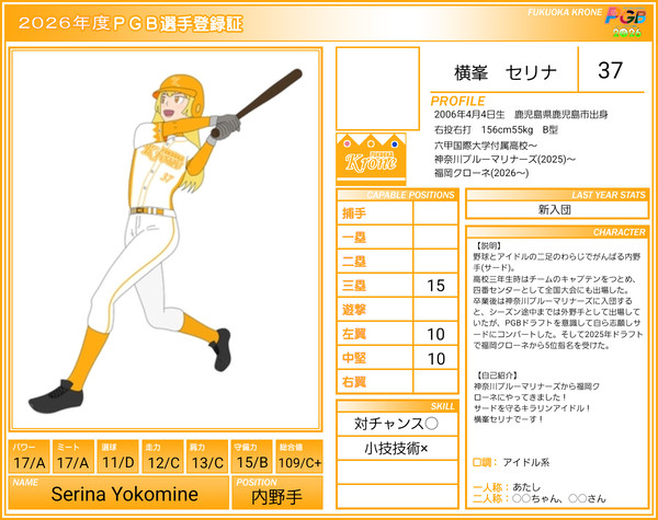 横峯セリナ【2026】