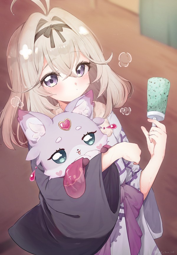 極楽湯コラボの森亜るるかちゃん