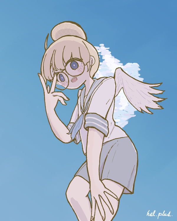 夏服の天使