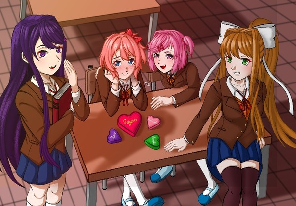 DDLC Valentines 2026 Drawing