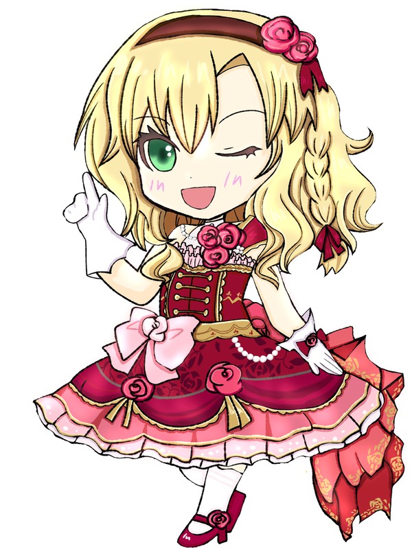 アイドルマスターシンデレラガールズよりデフォ櫻井桃華ちゃん