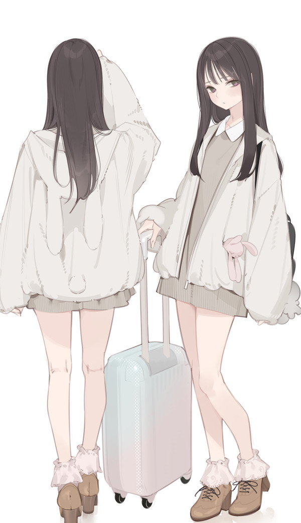 もこもこうさみみガール - 1/1