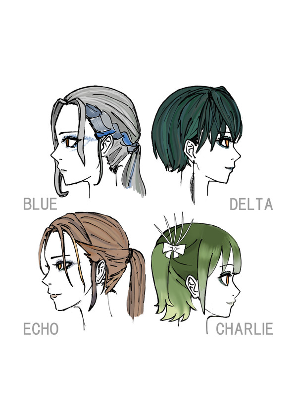 JW Raptors擬人化キャラデザ