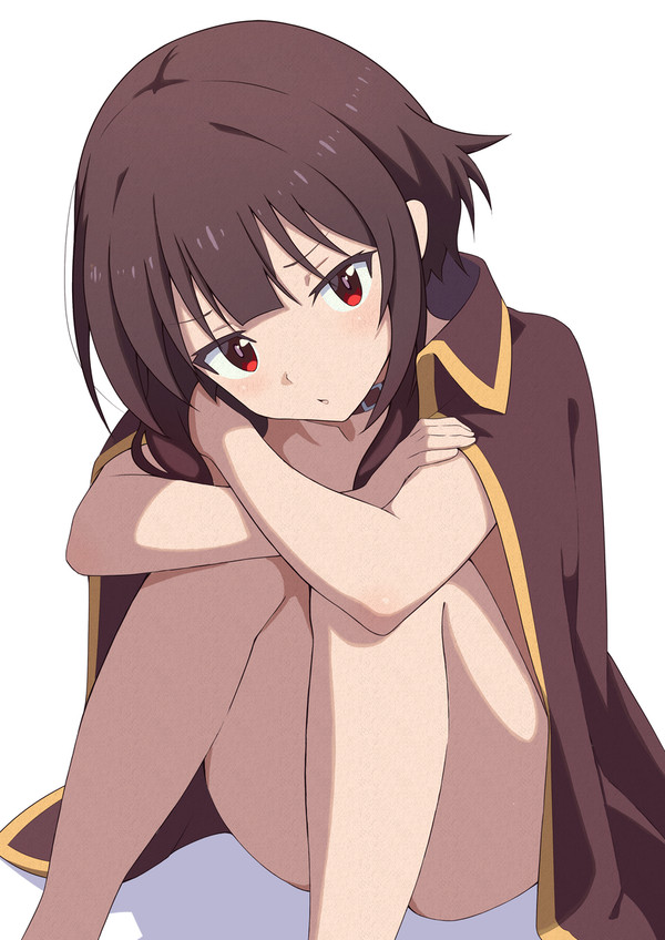めぐみん×体育座り