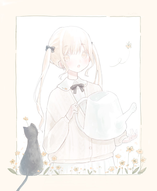 🐈‍⬛🌼