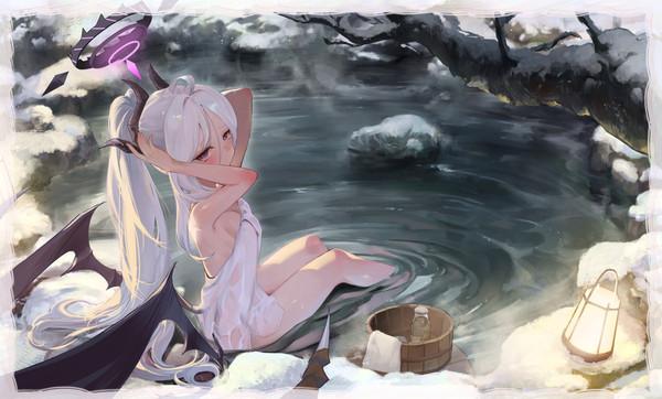 温泉 ヒナちゃん。