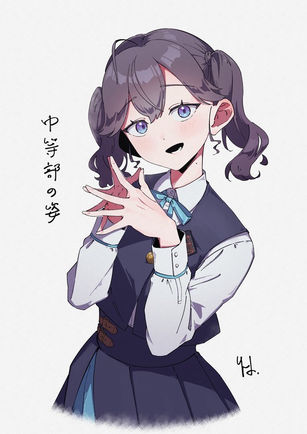 中等部(グレる前)の燐羽 - 1/1