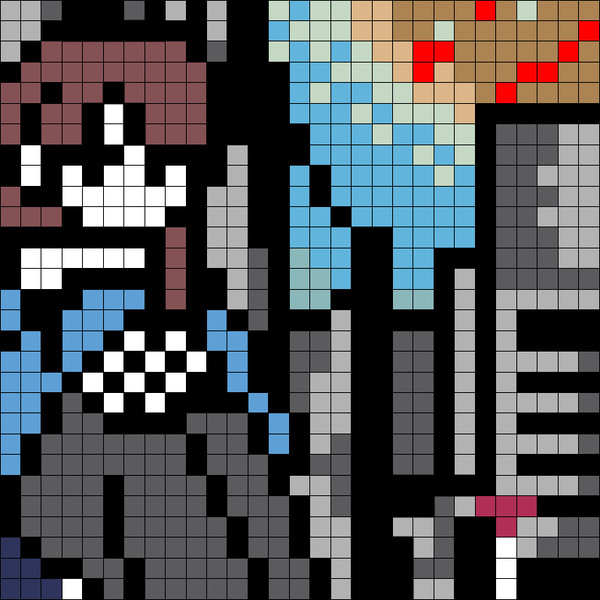 いよわアイロンビーズ図案