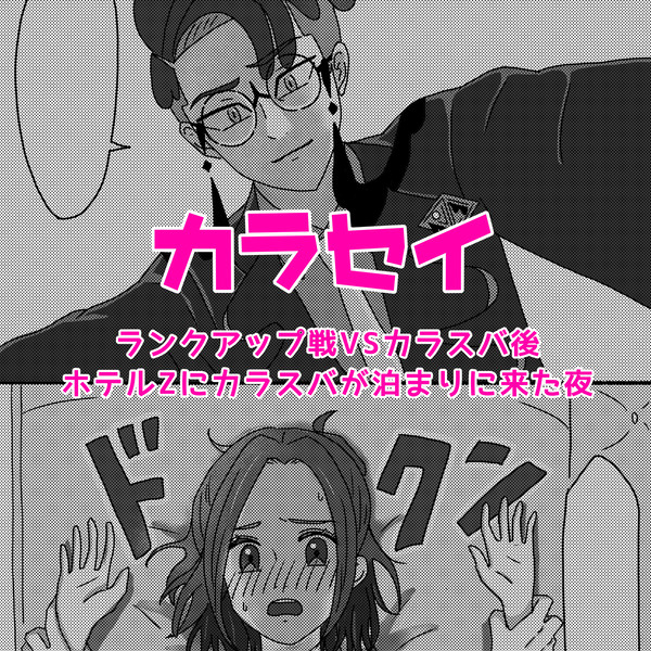 【カラセイ】カラスバさんがホテルZに泊まりに来た夜