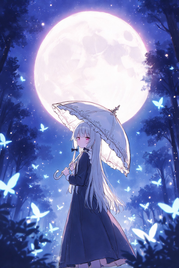 ソフィーちゃん、真夜中の散歩