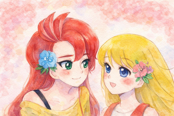 沙羅とローラ