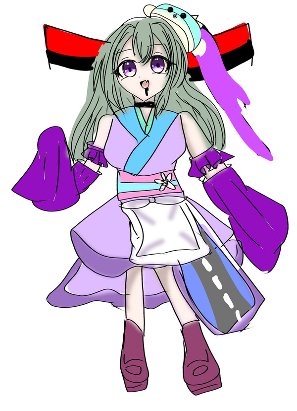 旧山口県擬人化 Former Yamaguchi Prefect