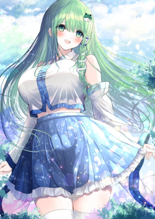晴れやかな早苗さん🐸🐍