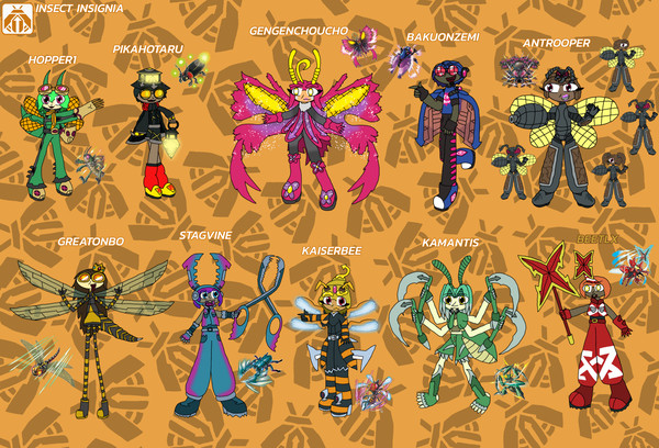 Chemy Gijinka: Insect Insignia