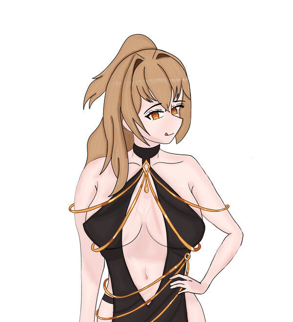 Dressed like a Goddess