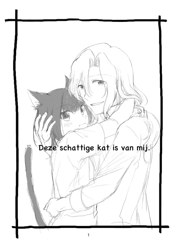 Deze schattige kat is van mij.