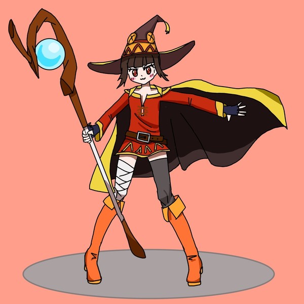 イラスト練習その2 めぐみん