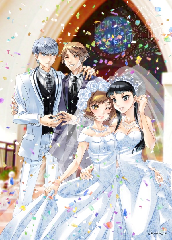 雪千枝雪花主花合同結婚式