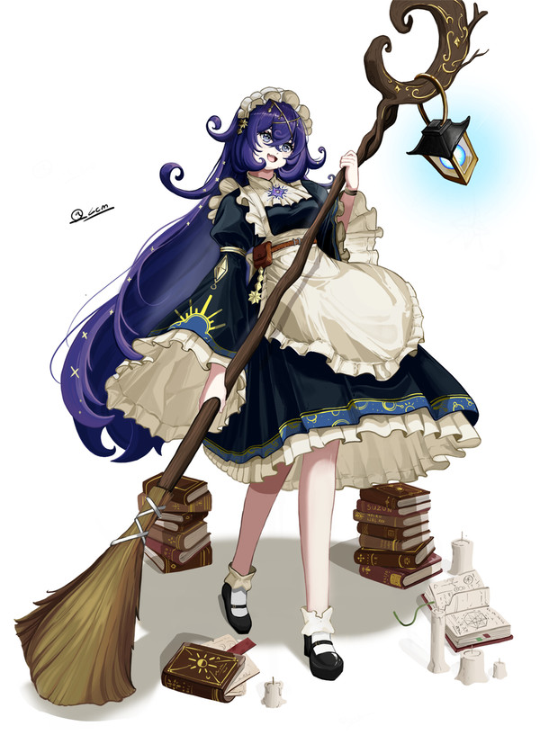 Creative maid character