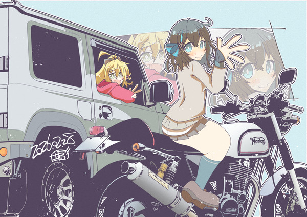 宮舞SR400🏍弦巻ジムニー🚙