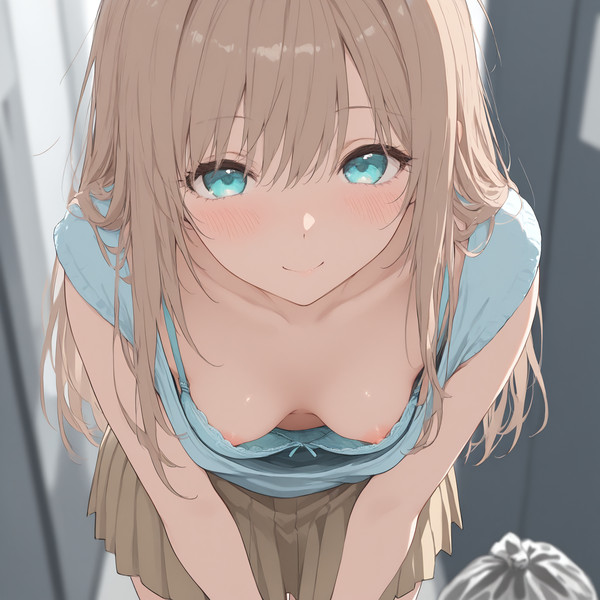 朝のゴミ出しで会うお姉さん