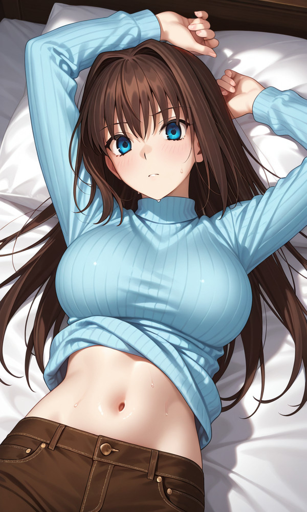 青子 へそ見せ 3