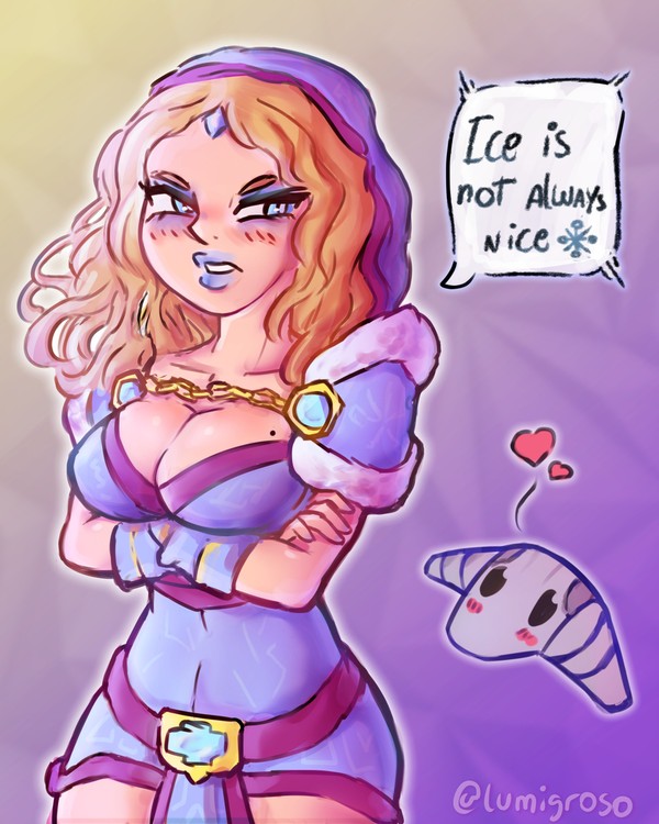 Crystal Maiden looking good